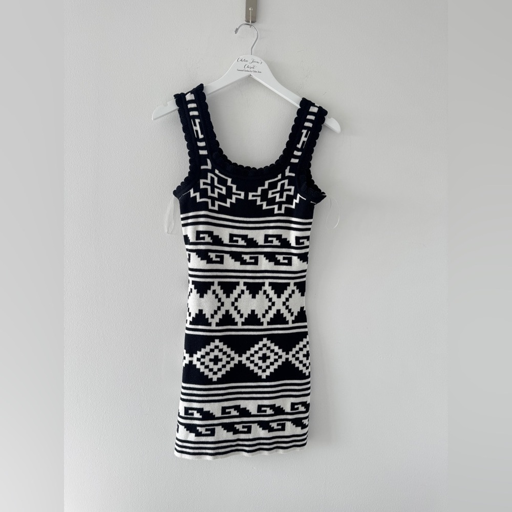 BEACH RIOT James Black & White Mini Dress S - Picture 4 of 5
